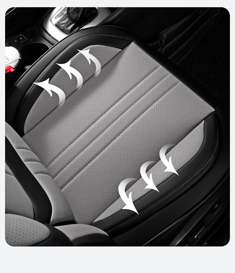 New Car Seat Cover All-Inclusive Full Leather Four-Season Universal Seat Cushion Special Nappa Leather Seat Cover Breathable Cushion Wholesale