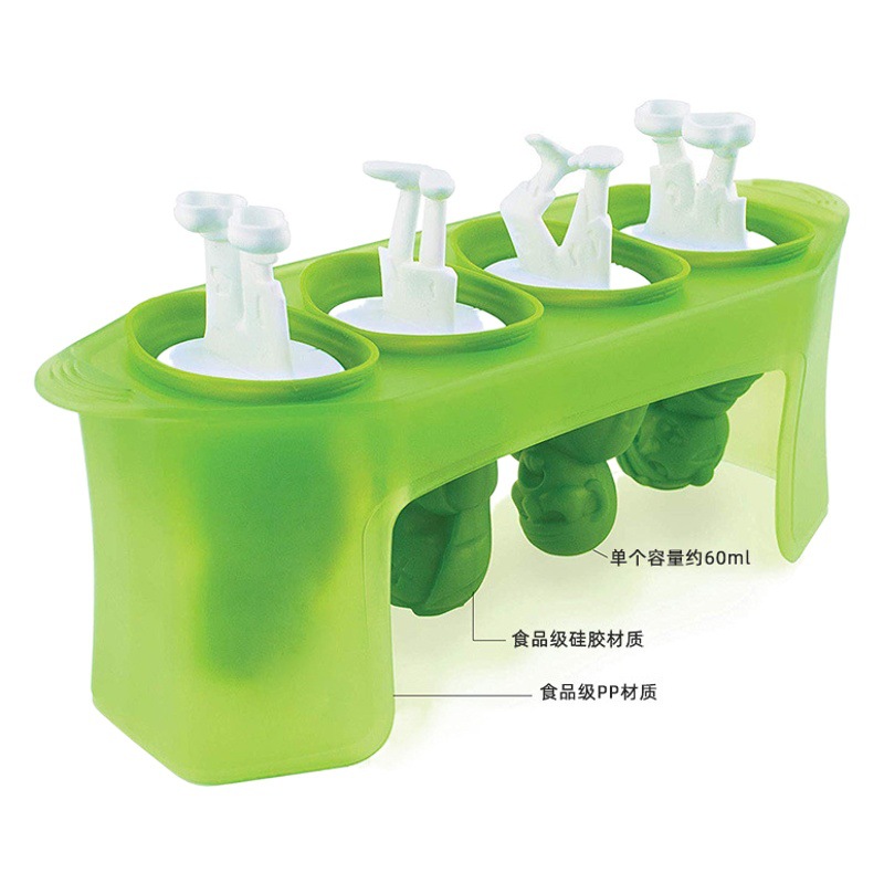 Creativo molde de helado Zombie Tiki estatua Zombie molde casero helado modelo