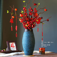 粗陶花瓶多肉花盆陶罐饰品微瑕疵新中式插干客厅摆件一件批发厂家