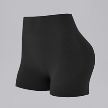 P 81363 Seams Yoga Shorts Peach Smile ЦĘ�٤��ѝ �羳��