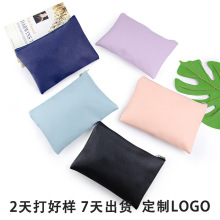 皮质简约随身便携拉链口红包pu手拿零钱包包外贸化妆包旅行收纳