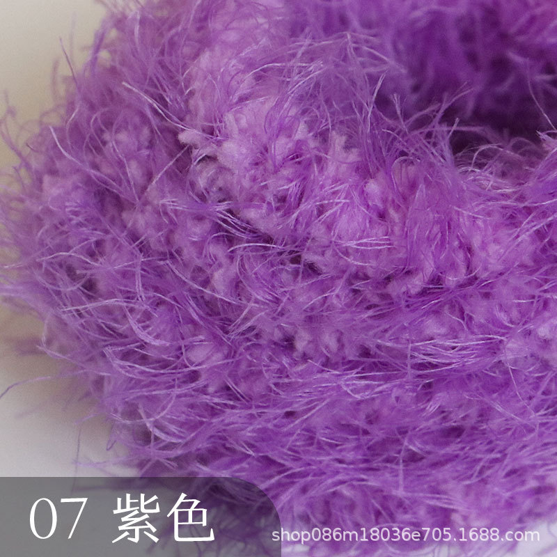 Suministro directo de fábrica 15mm de lana larga felpa trenzado palo súper grueso súper denso hecho a mano DIY pequeño perro de leche Raíz de pelo