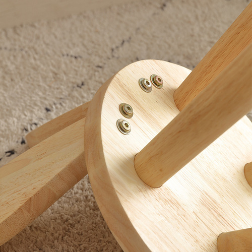 Solid wood stool, home shoe changing stool, children's backrest small chair, wooden bench, square stool, coffee table, rabbit ear small stool