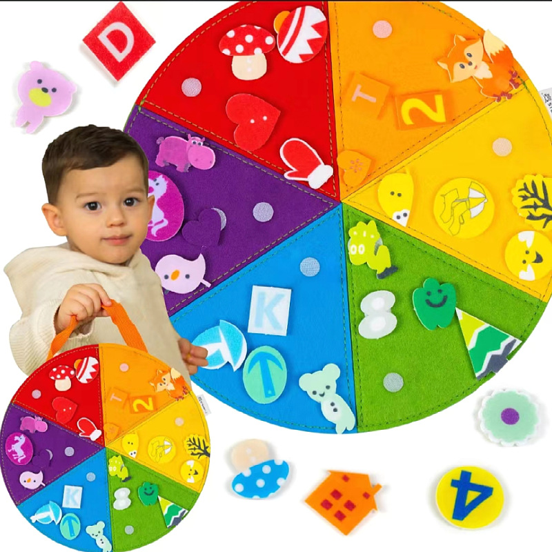 Monterey Educación Sensory Board Feelt para niños pequeños Aprendiendo Ocupado Juguetes de Aprendizaje Mano-Ojo Coordinación Junta Ocupada