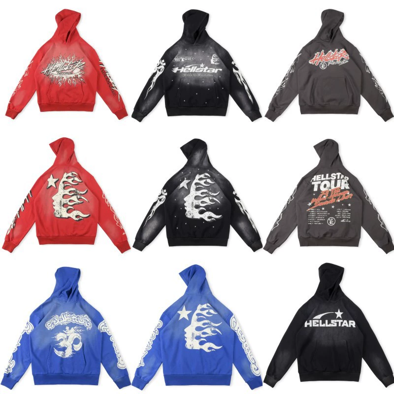 Американский прилив грязевой печати старый свитер с капюшоном для мужчин FOG High Street VTG ретро ins осенний и зимний хватер для женщин