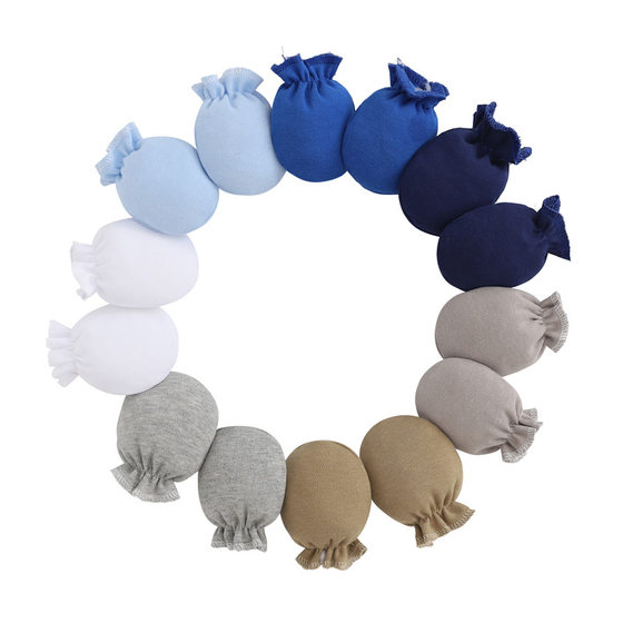 Foreign trade Europe and the United States multi-style concentrated baby gloves newborn anti-scratch face gloves 8922011