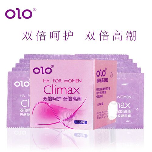 OLO Hyaluronic Acid 0.01 Condoms – Ultra-Thin, Safe, and Sensual for Men's Pleasure, Adult-Product Series in Red MAX