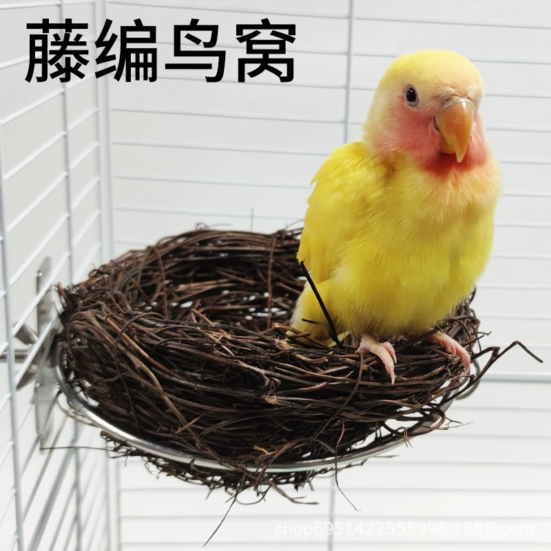 Птичье гнездо из ротанга Сюань Фэн Воробей Птица Жемчужное растение Птичье гнездо из ротанга Разведение Гнездо Теплое подвесное гнездо Оптовая Продажа с фабрики