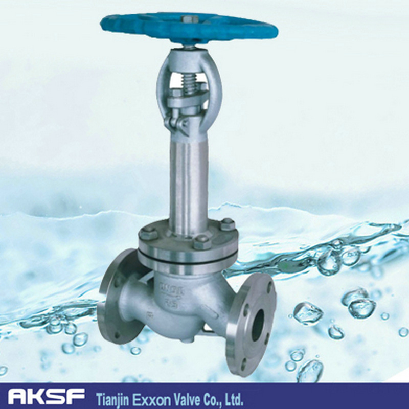 DJ41低温截止阀 电动氨用法兰截止阀 高压高温角式截止阀