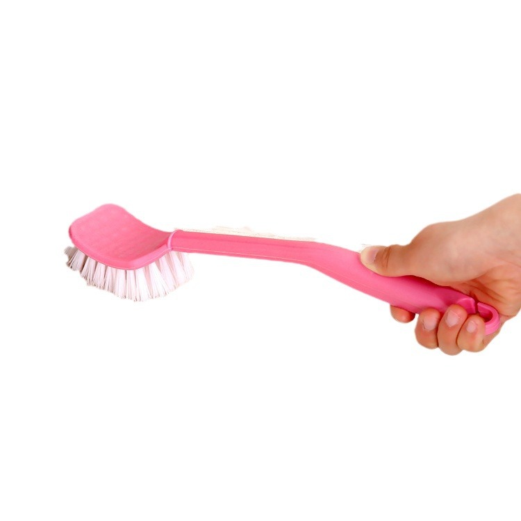 Mango largo engrosado ángulo muerto cepillo de inodoro cepillo de limpieza cepillo curvado cepillo de inodoro