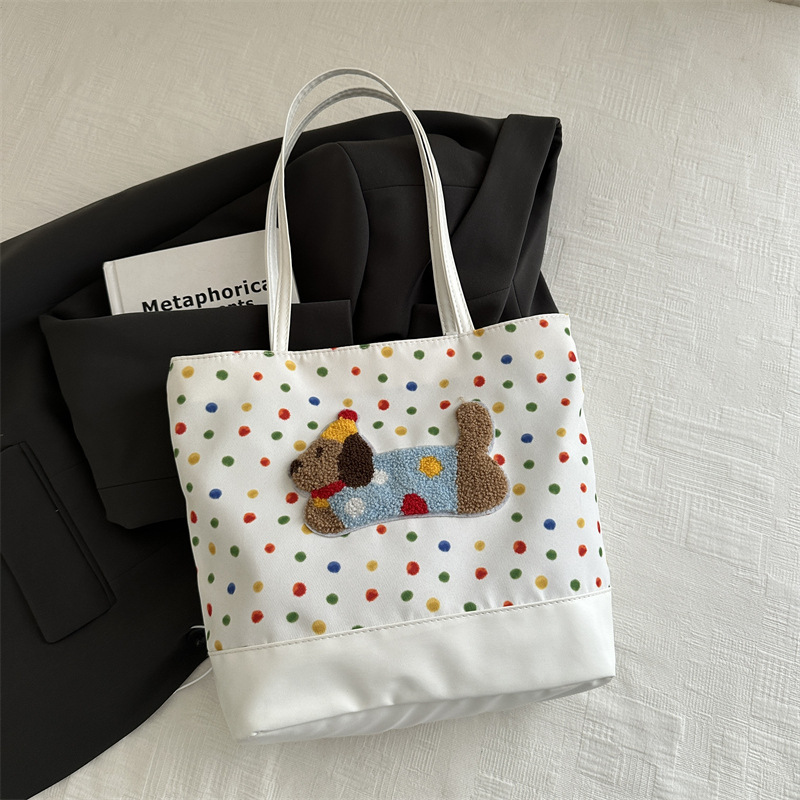 Mochila retro coreana para mujeres 2024 nueva mochila multifuncional de hombro retro de dibujos animados de gran capacidad