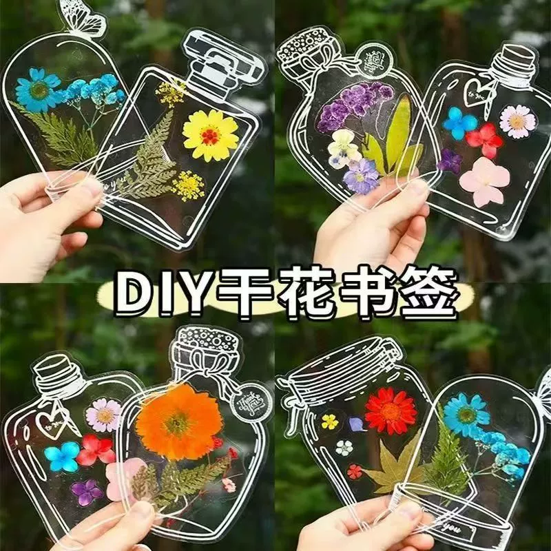 Закладки для книг напрямую от производителя, наклейки для студентов с цветочными мотивами для DIY-творчества, высокая сложность.