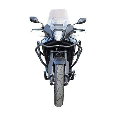 Suitable for Honda NX400 upper and lower bars full surround protection bar modified accessories motorcycle anti-fall anti-collision competitive protection bar (Motorcycle bumper) - nx400-special-black-frosted-carbon-steel-upper-and-lower-bumps-black