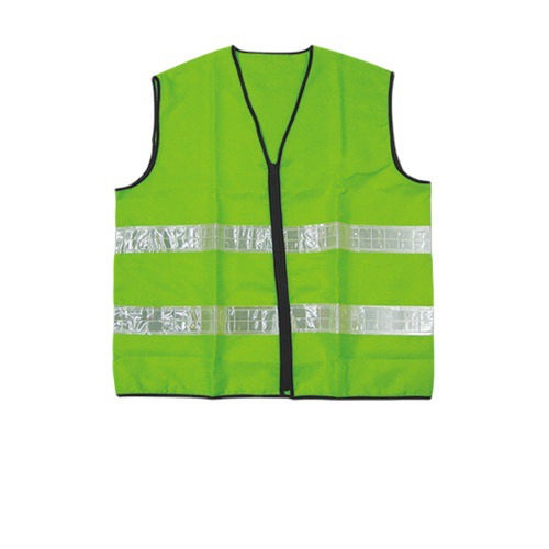 工厂低价促销东南亚款涤纶带拉链警示服装HS703