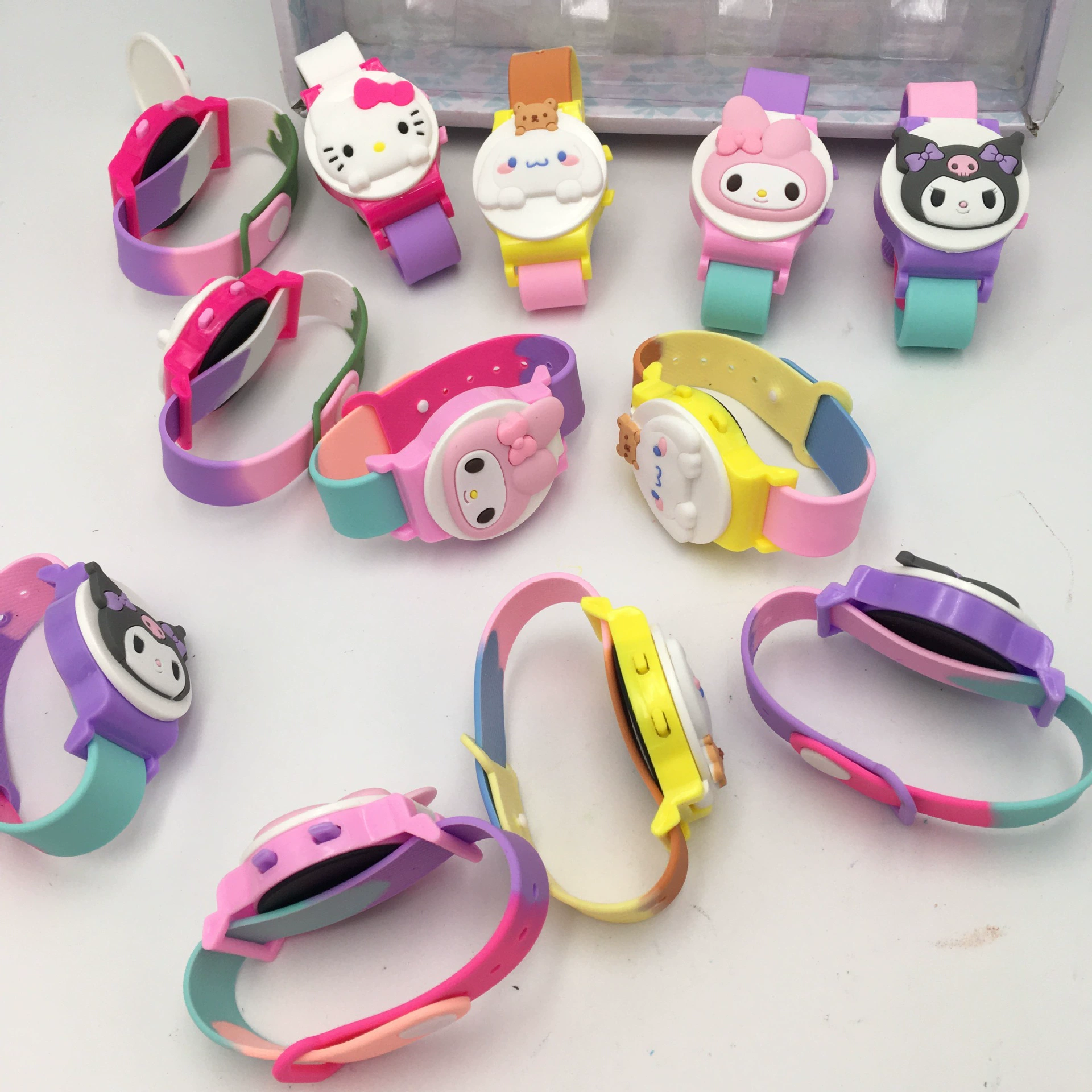 Аниме Sanleo силиконовые электронные часы Lolomi Big Ear Dog Мелодия детские часы подарок хватать машину часы