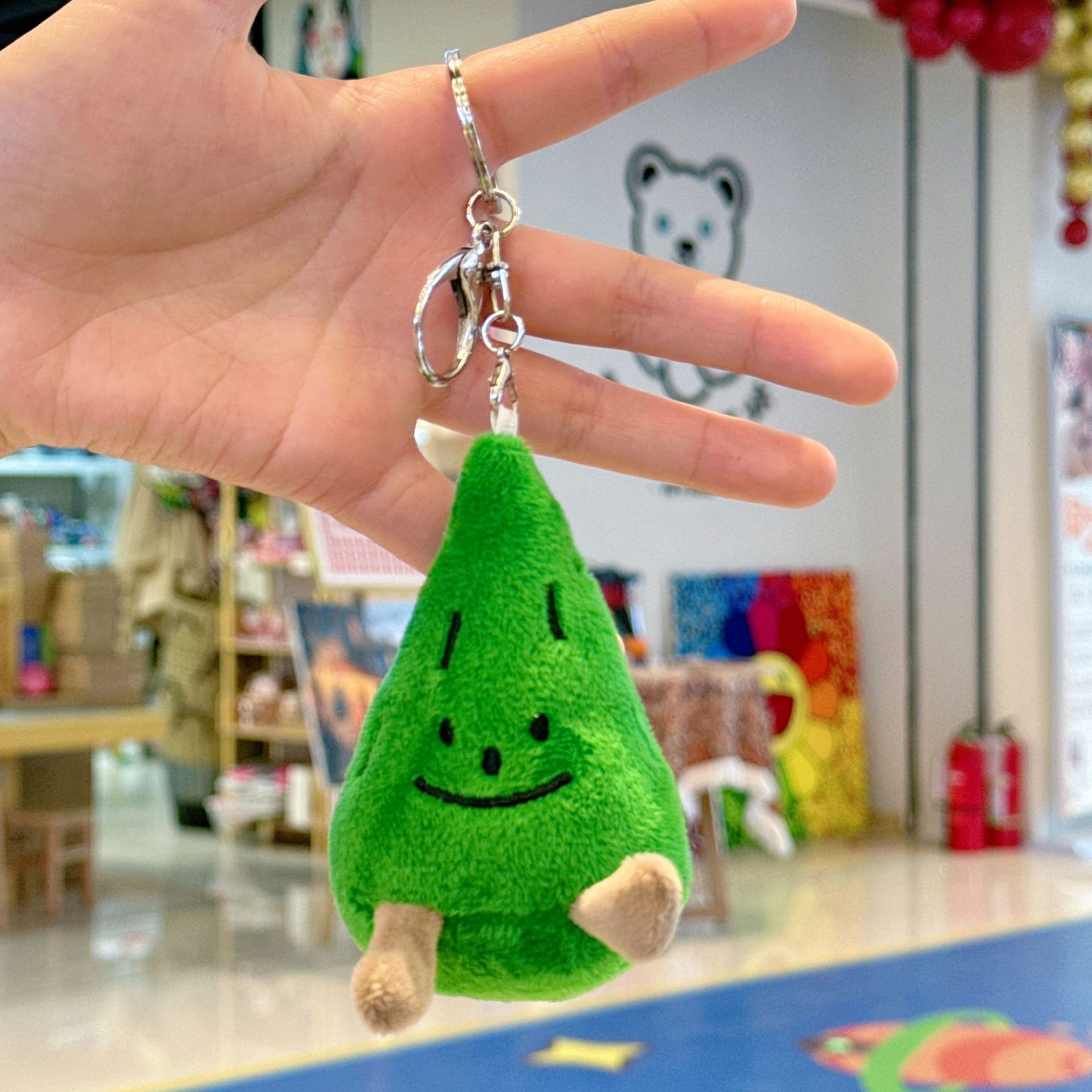Christmas tree+silver buckle