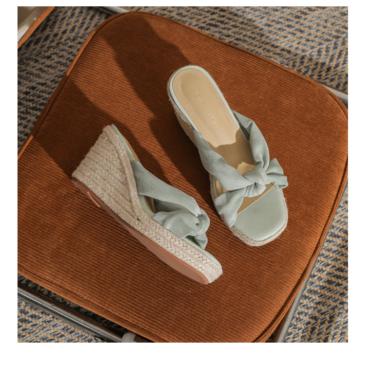 Sandal cao gót nữ hở mũi đế xuồng gót cao 9 cm — Xanh lá cây nhạtcolor chi tiết 23