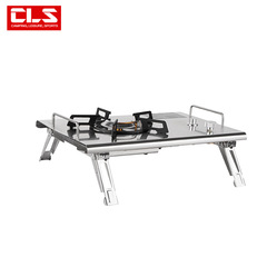 Outdoor folding cassette stove, camping tabletop stove, portable folding gas stove, camping car small gas stove