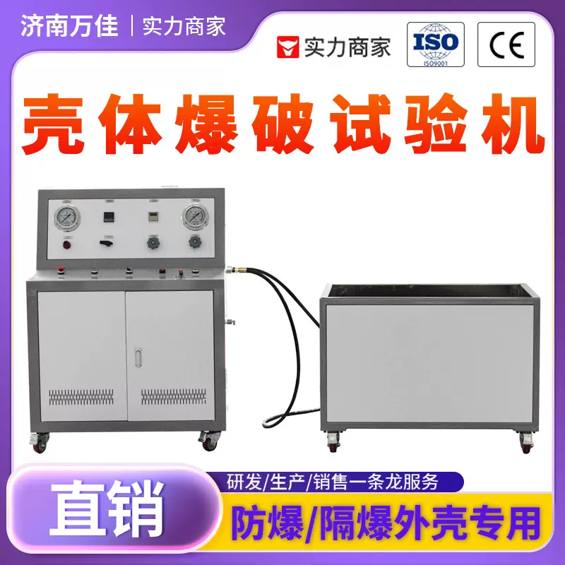 定制0-400mpa防爆灯具壳体耐压测试机 隔爆开关水压爆破试验机