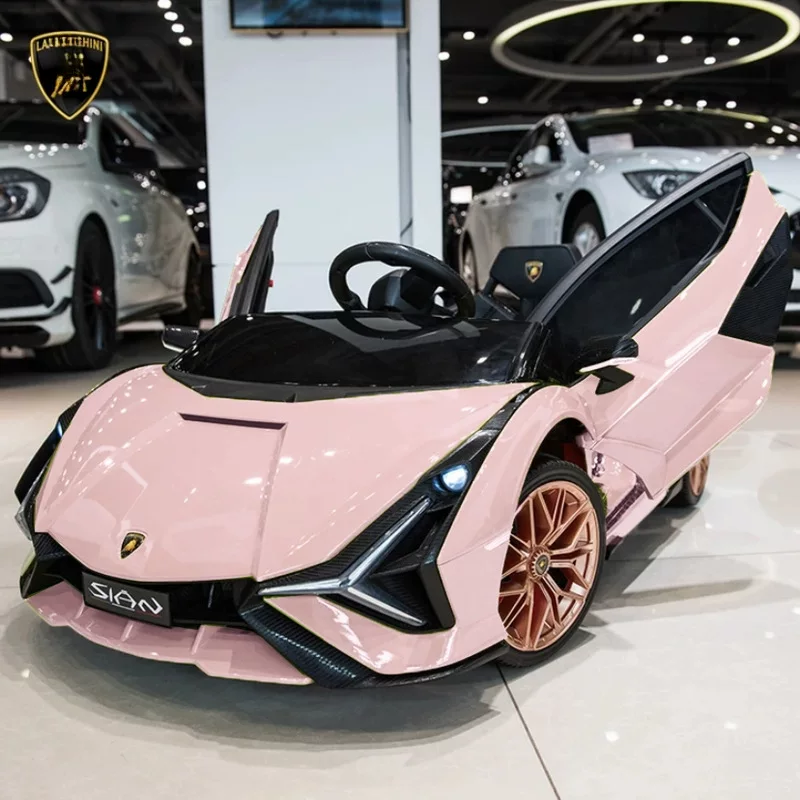 Lamborghini, электрический автомобиль, детская универсальная игрушечная машина с сиденьем, дистанционное управление