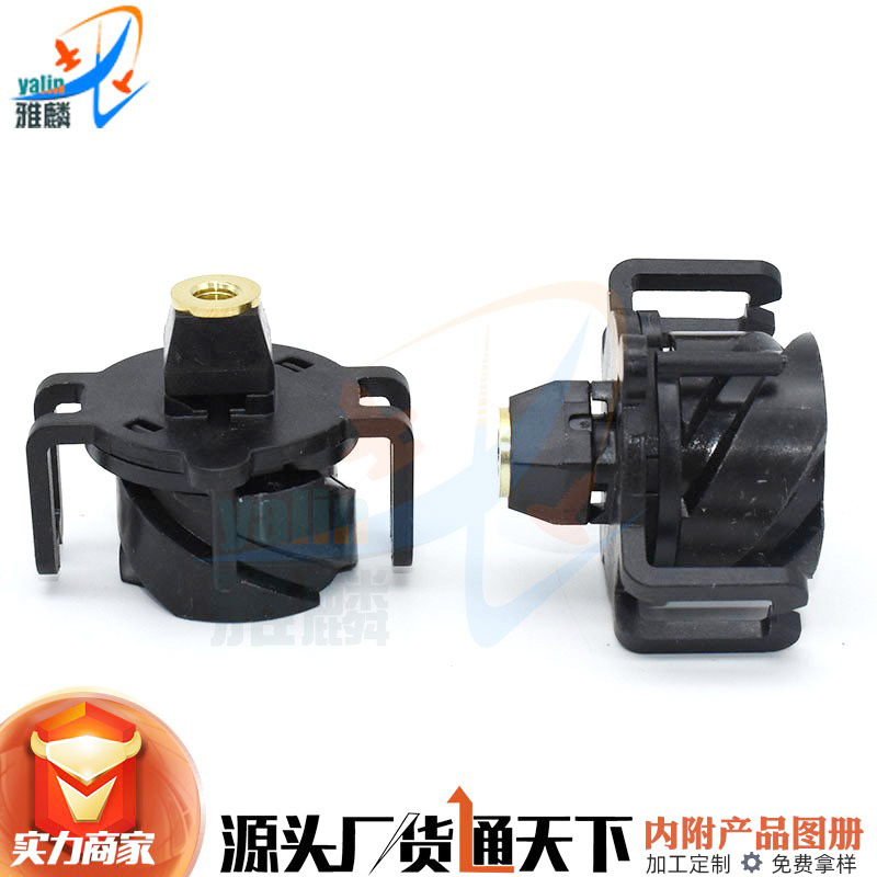 适用通用型汽车电动车车门隐藏外拉手卡子支架拉手扣子底座卡扣