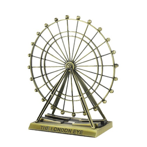 Cross-border new Ferris wheel ornaments, home accessories, scenic tourist souvenirs, handicrafts, metal building models