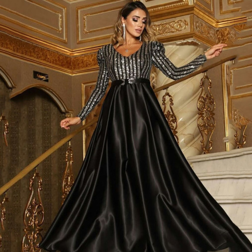 plus size evening party dress long sexy long dress trailing party evening dress new