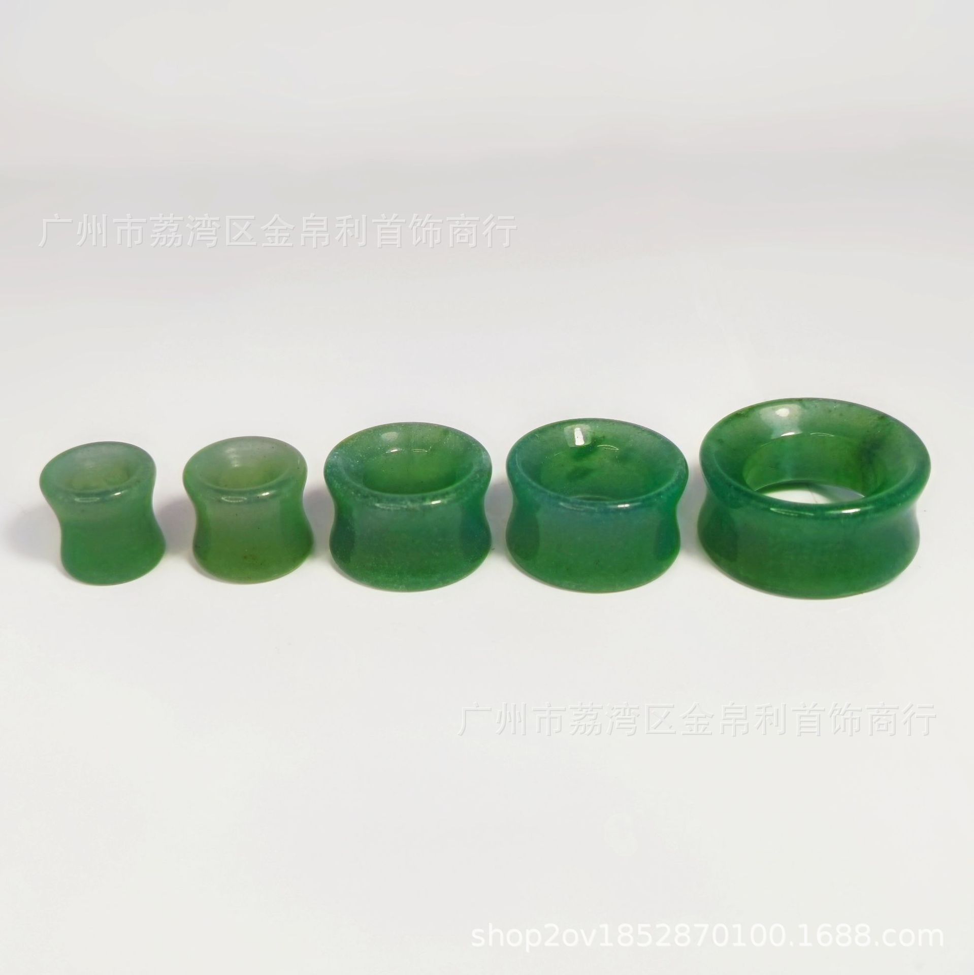 Piercing jade, earrings, accessory, (Cross-border trading)