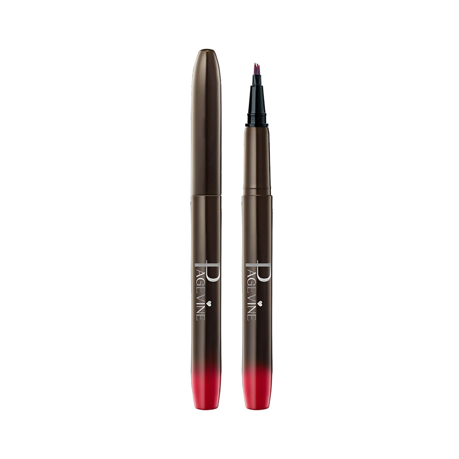 PAGE VINE Brush Lip Liner TK lápiz labial impermeable, anti-contracción, comercio exterior, no decoloración, humectante, suave niebla lápiz labial