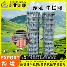 高锌层热镀锌牛栏网 环扣式养殖围栏 草原封山养鹿畜牧隔离钢丝网