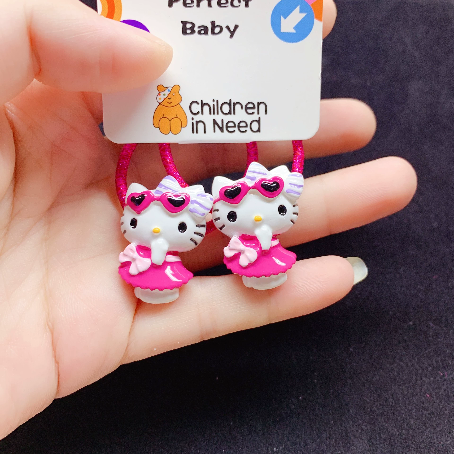 Hello Kitty, мультяшная милая заколка для волос, аксессуар, для челки, бережные невредящие волосы шпильки