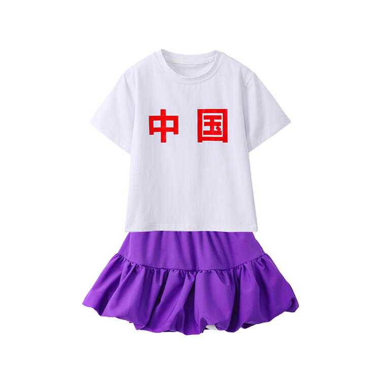 Summer set for kindergarten for students, uniform, children's T-shirt 5