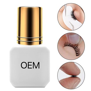 Cross-Border 5ml Low-Odor Eyelash Shop Special Glue for Eyelash Artists to Graft Eyelashes in 1 Second, Quick-Drying, Super Strong and Soft