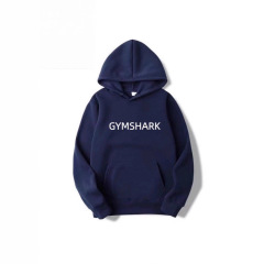 GYMSHARK男女运动连帽衫秋冬连帽卫衣外贸新款休闲宽松字母印花潮
