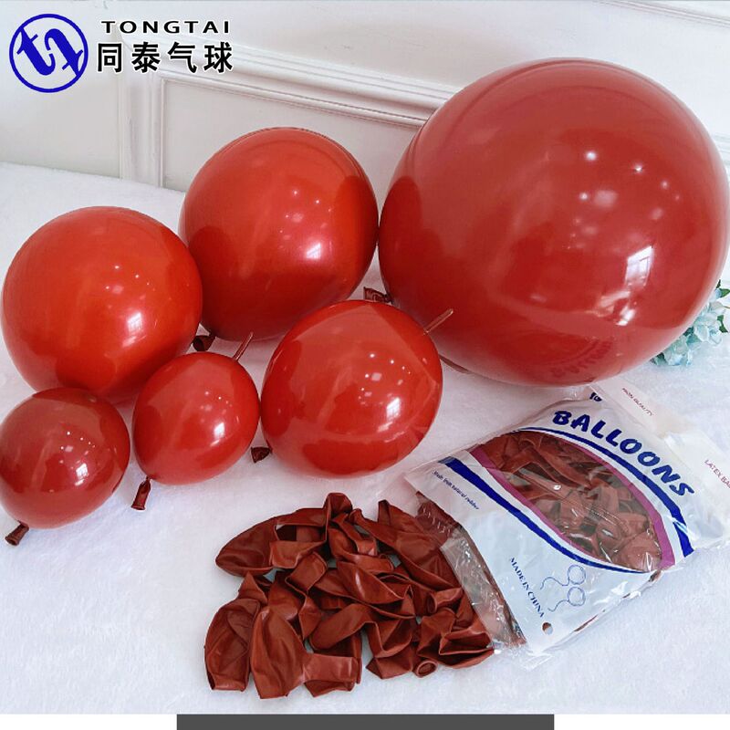 5-inch 10-inch 12-inch 18-inch pomegranate red purplish red same color latex balloon suit cross-border Party layout 5-inch 10-inch 12-inch 18-inch pomegranate red purplish red same color latex balloon suit cross-border Party layout