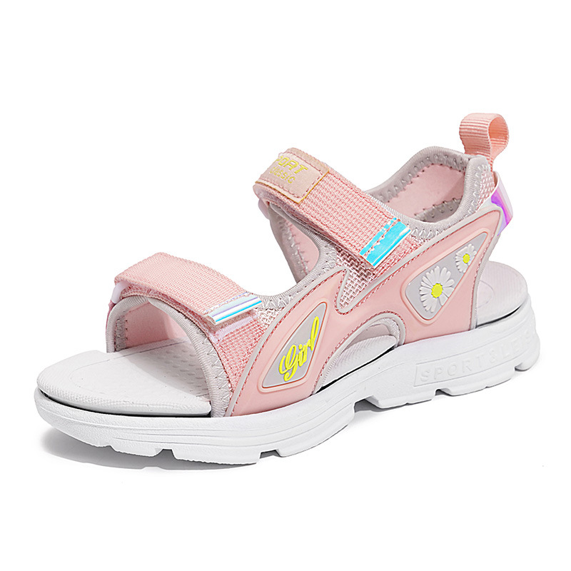 [ BBX212 ]summer new pattern children fashion Korean Edition motion Sandals girl ventilation waterproof light Beach shoes