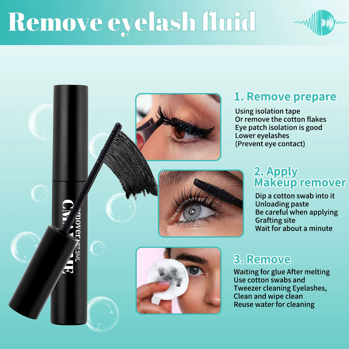 False Eyelash Set DIY, Curled Dense Cluster Lashes, Separate Tufts (252 pcs)