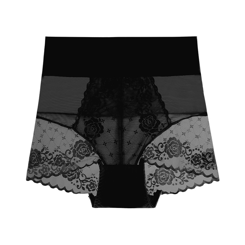 2241 nueva ropa interior de encaje alta cintura las mujeres sexy algodón entrepierna vivo caliente transpirable pantalones mujeres