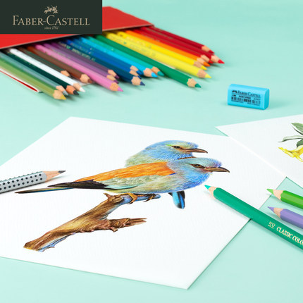 Lápices de Colores a Base de Aceite Faber-Castell Classic Knight, 12 Colores, 24 Colores, 36 Colores, 48 Colores, 60 Colores, Lápices de Colores Clásicos a Base de Aceite
