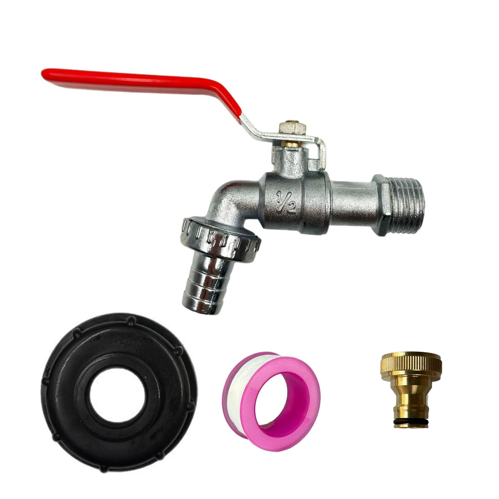 Трансграничный Специально для 1/2 цинкового сплава кран IBC тонна ствола конверсионный комплект крышки с медной соской