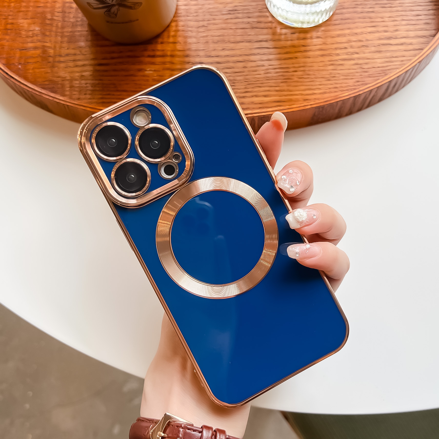 Title 10, Solid Color Electroplating Magnetic Pull Ribbon...