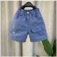 New Trendy Men's Short All-match Short Pants Thin Summer Pants Small and Medium-sized Children's Western Style Outer Wear Loose Cotton Overalls Pants