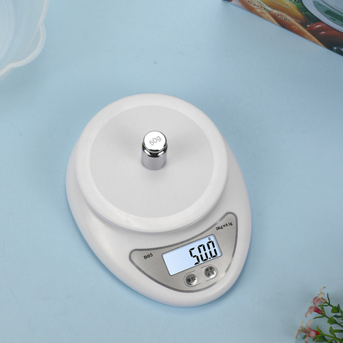 B05 small electronic scale kitchen household food scale mini baking scale small food scale kitchen scale 5kg