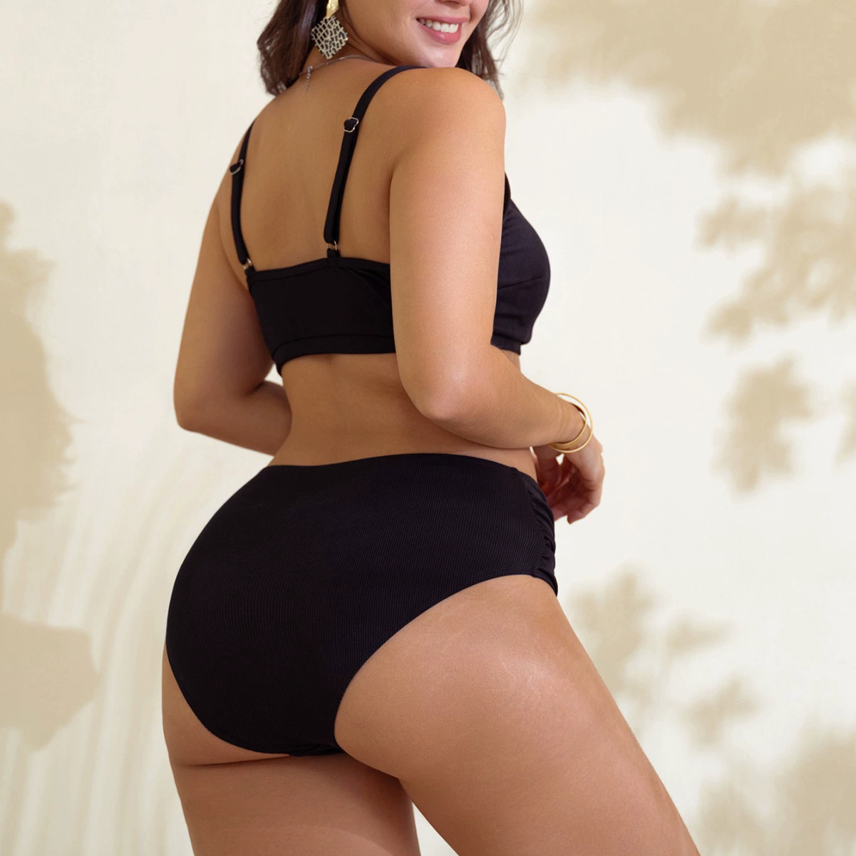 Цветной раздельный модный сексуальный пляжный купальник, 24 года, plus size, европейский стиль