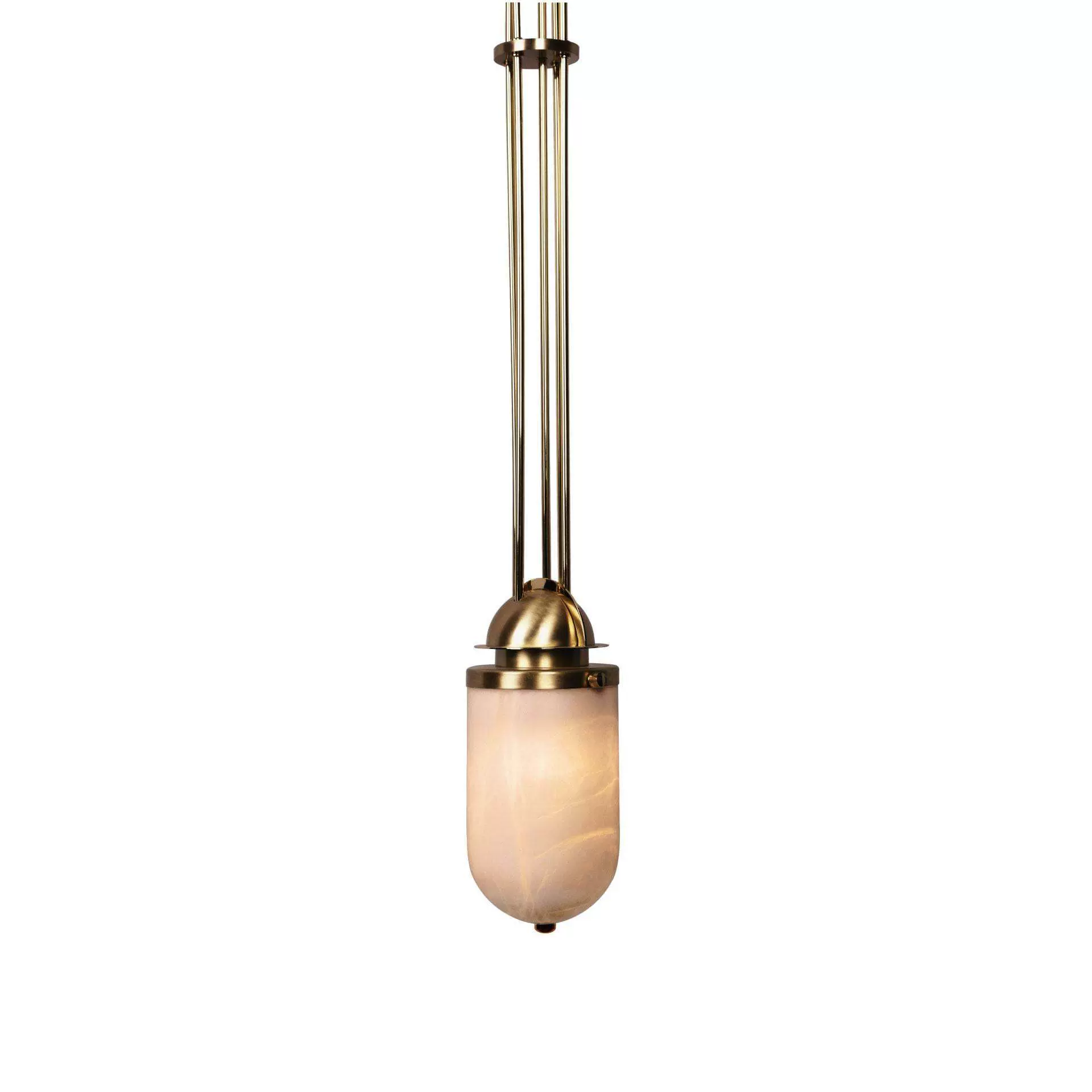 后现代新古典设计师新款简约艺术餐厅客厅卧室轻奢圆形云石吊灯