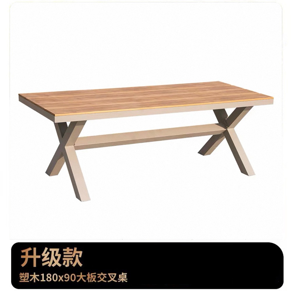 Mejora de madera de plástico 180x90 tabla cruzada