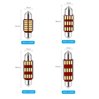 12SMD Decoding Double: Dengpao License plate lamp