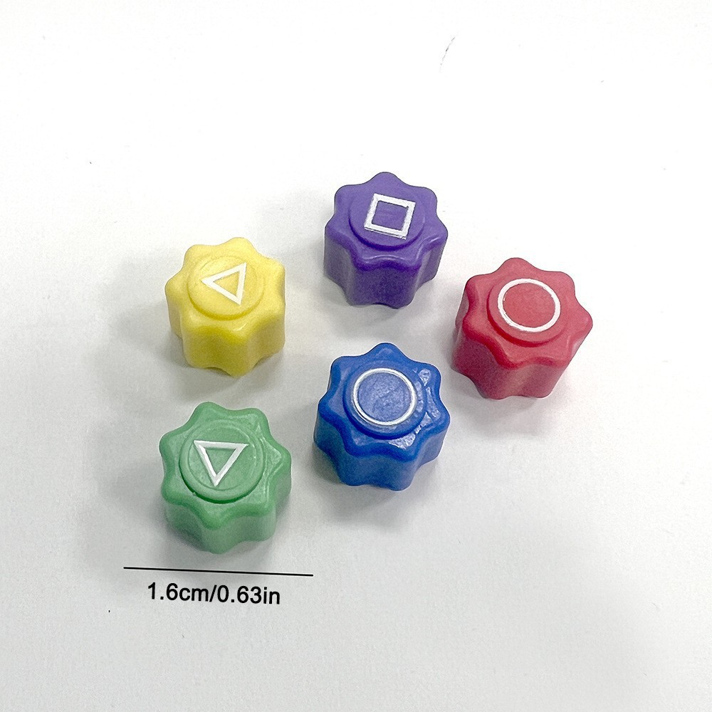 [단단한 플라스틱 TPR 소재] 주사위 5개