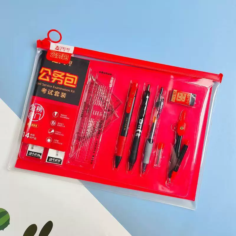 Set for students, question cards, pencil, rollerball pen, 81 sets