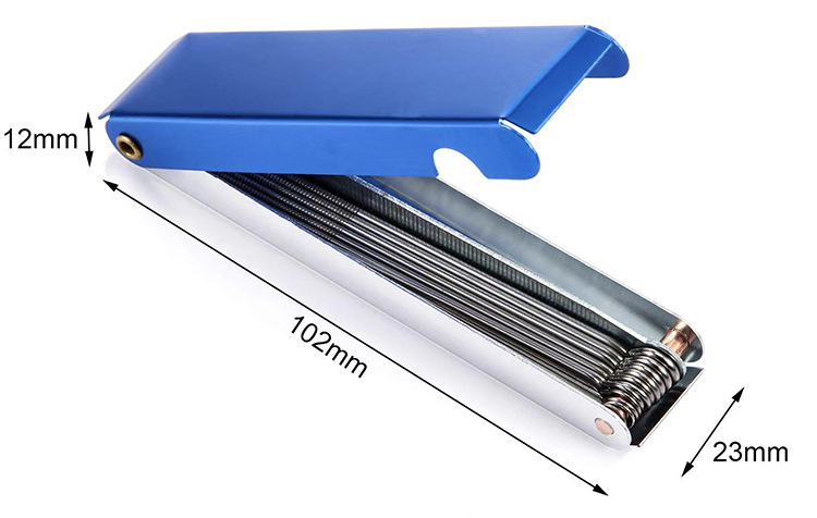 Cepillo de limpieza del carburador, pistola de pulverización, cepillo de limpieza de la pluma, raspador de caja de aluminio de aguja de acero inoxidable